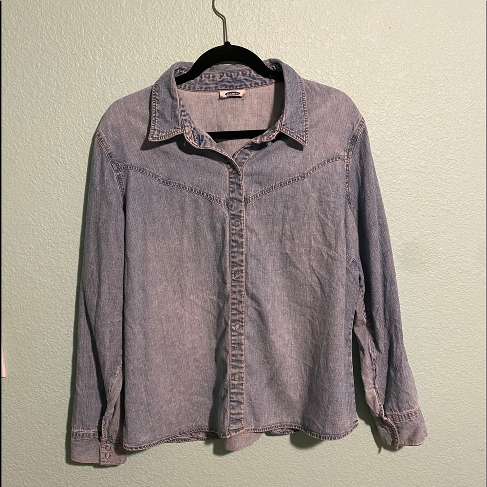 Old navy denim shirt